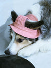 Canvas Fisherman Hat: Sun Protection for Cats and Dogs with Ear Holes