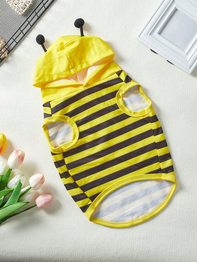 Introducing the Buzzy Bee Pet Vest: the ultimate style statement for your furry friend. Made with high-quality materials, this vest guarantees ultimate comfort and style for your pet. With a trendy design and secure fit, your pet will be the talk of the town. Elevate their wardrobe with the Buzzy Bee Pet Vest.