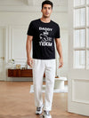 Men's Slogan Graphic Tee - Make a Bold Statement in Style