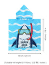 Shark Attack Hooded Bath Towel: Absorbent and Fun for Kids