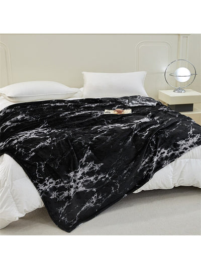 Regal Purple Marble Bedspread: Add Elegance to Your Bedroom