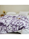 Regal Purple Marble Bedspread: Add Elegance to Your Bedroom