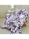 Regal Purple Marble Bedspread: Add Elegance to Your Bedroom