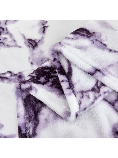 Regal Purple Marble Bedspread: Add Elegance to Your Bedroom