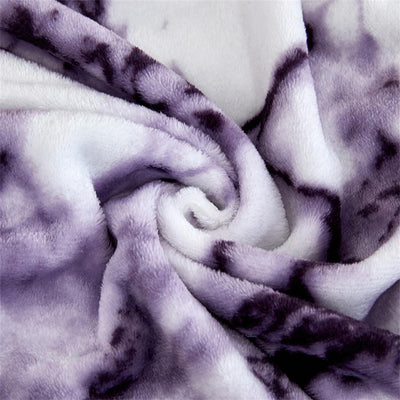 Regal Purple Marble Bedspread: Add Elegance to Your Bedroom