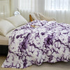 Regal Purple Marble Bedspread: Add Elegance to Your Bedroom