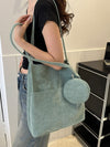 Chic Neutral Tote Bag with Coin Purse - Your Stylish Everyday Essential!