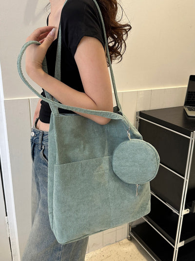 Chic Neutral Tote Bag with Coin Purse - Your Stylish Everyday Essential!