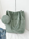 Chic Neutral Tote Bag with Coin Purse - Your Stylish Everyday Essential!