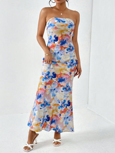 Spring Fling Floral Tube Dress: Perfect for Summer Shenanigans