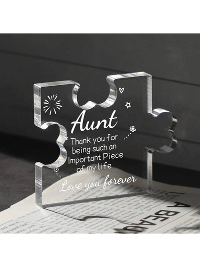 Enchanting Acrylic Puzzle: The Perfect Birthday Gift for Aunt