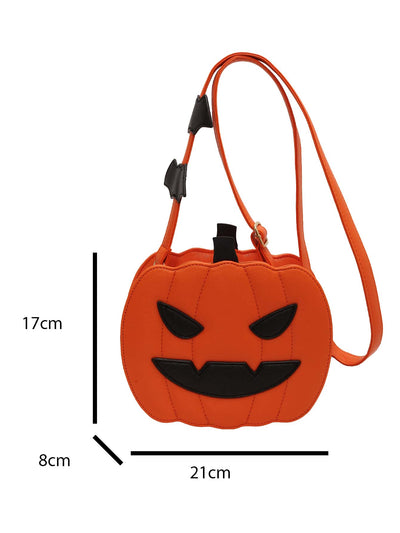 Pumpkin Punk: Steampunk Gothic Crossbody Bag for Teen Girls and College Students