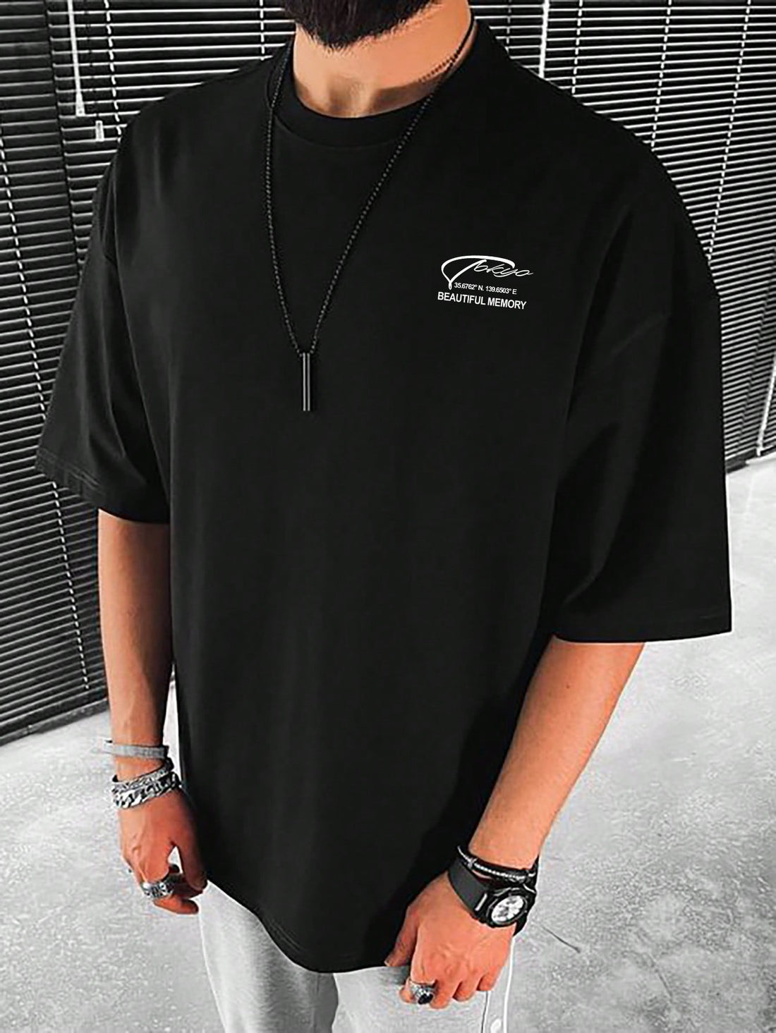 Introducing the Casual Slogan Tee, the perfect addition to every man's wardrobe. With its effortless style, this tee is not only comfortable but also a statement piece with its unique slogan design. Say goodbye to boring outfits and hello to effortless style every day.