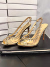 Dazzling Rhinestone Pendant Stiletto Heels: Sparkle and Shine at Your Wedding Party