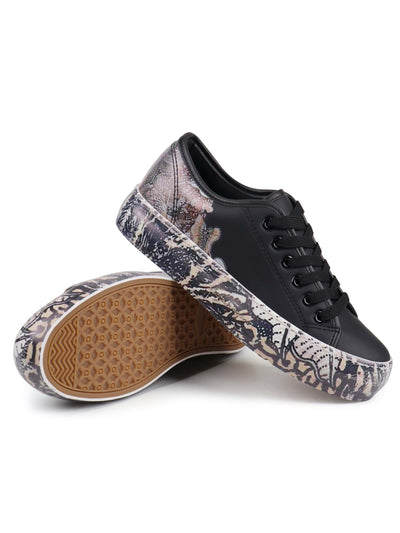 Floral Fantasy Fashion Sneakers: Walk in Style and Comfort