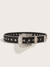 Star Eye Western Style Belt: Perfect for Daily Wear and Parties