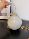 Shimmering Sphere Handbag: Your Mini Glittery Statement Piece