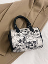 Style Punk Novelty Zipper Tote: Fashionable and Simple Bag for Women on the Go