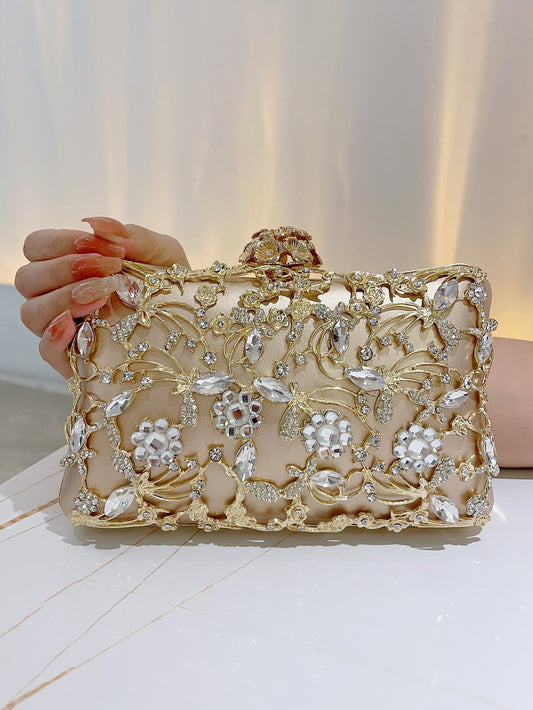 Sparkle & Shine: Elegant Rhinestone Evening Clutch Bag for Glamorous Occasions