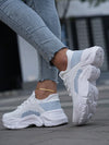 Stylish and Versatile: Women's Slip-Resistant Low Top Casual Sports Shoes for Spring and Autumn