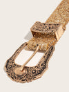 Chic Y2K Star Eye Decor Western Belt – Perfect for Daily Wear and Parties