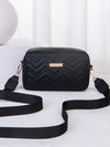 Vibrant Woven Mini Crossbody Bag: Stylish Quilted V-Shape Sling for Everyday Essentials