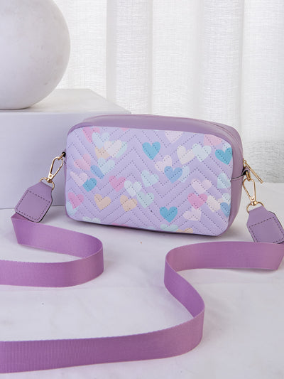 Vibrant Woven Mini Crossbody Bag: Stylish Quilted V-Shape Sling for Everyday Essentials