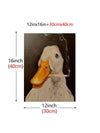 Quirky Duck Smoking Canvas Poster - Add a Touch of Fun to Your Home Decor!