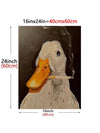 Quirky Duck Smoking Canvas Poster - Add a Touch of Fun to Your Home Decor!