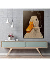 Quirky Duck Smoking Canvas Poster - Add a Touch of Fun to Your Home Decor!