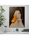 Quirky Duck Smoking Canvas Poster - Add a Touch of Fun to Your Home Decor!