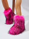 Cozy Chic: Women's Non-Slip Plush Boots with Modern Design