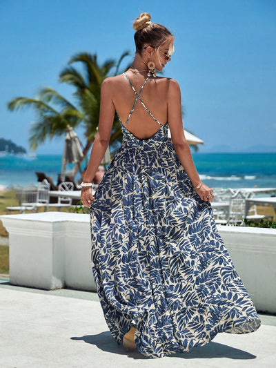 Summer Dream: Women's Printed Spaghetti Strap Dress