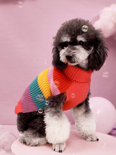 Cozy Stripe Pawfect Pet Sweater