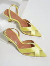 Chic Minimalist Sheer Mesh Open-Toe Heels with Satin Cross Straps – Perfect for Summer Outings