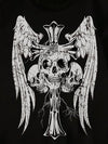 Skull Wings Men's Graphic Tee: Embrace Your Edgy Side