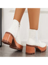 Chunky Heeled Chelsea Ankle Boots: Elevate Your Style with Lug Sole Booties