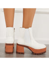 Chunky Heeled Chelsea Ankle Boots: Elevate Your Style with Lug Sole Booties