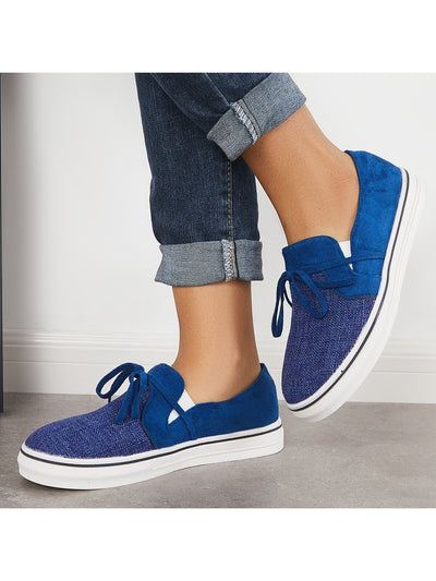 Comfort Chic: Low-Top Slip-On Canvas Sneakers for Women