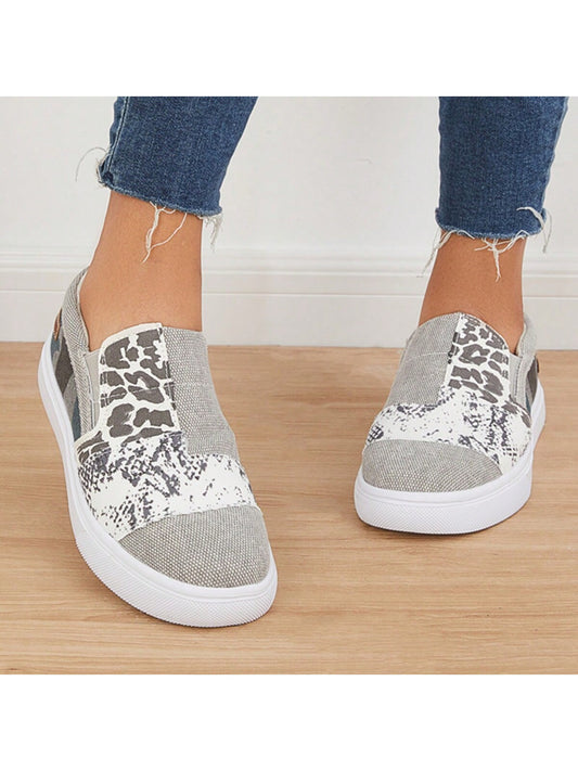 Enhance your style with these women's casual slip-on platform sneakers. With a convenient slip-on design and platform sole, these shoes provide both comfort and fashion. Perfect for a day out or running errands, these sneakers will give your outfit a trendy and elevated touch. Get ready to step up your style game!