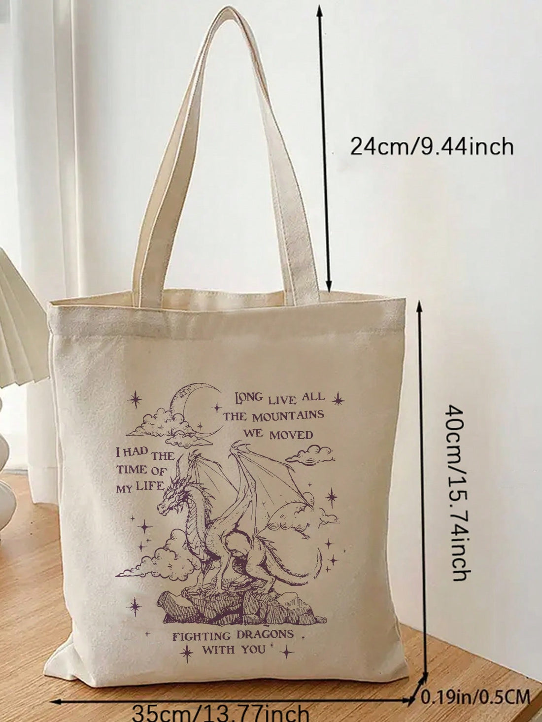 Elevate your style with our Flying Dragons Handbag. Designed for the fantasy lover, this handbag features intricately designed flying dragons, perfect for adding a touch of magic to any outfit. Made with high-quality materials, this handbag is not only stylish but durable. Make a statement and conquer fantasy with style.