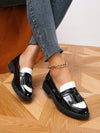 Chic and Stylish: Minimalist Fringe Decor Loafer Flats for Women