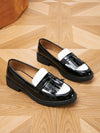 Chic and Stylish: Minimalist Fringe Decor Loafer Flats for Women