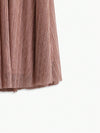 Glamourous Grace: Pleated Overlay Dress