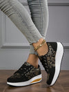 Stylish and Comfortable Casual Sports Shoes with Wedge Heel and Thick Sole