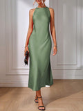 Side view 12 of Chic Sleeveless Maxi Dress for Women - Elegant Long Dress by EMERY ROSE for dress styling