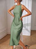 Detail view 14 of Chic Sleeveless Maxi Dress for Women - Elegant Long Dress by EMERY ROSE for dress styling