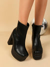 British Style Waterproof Platform Ankle Boots: Step Up Your Winter Wardrobe