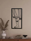 Modern Chic Metal Wire Art Coat Hanger Wall Decor for Trendy Homes