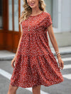 Ditsy Floral Batwing Sleeve Dress - Feminine and Flirty